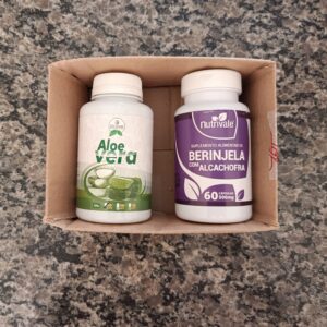 Aloe Vera + Alcachofra com Berinjela 60 caps