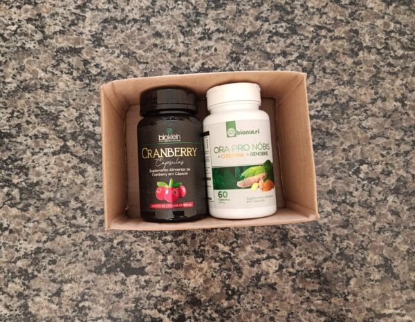 Kit Cramberry+Orapronobis+Gengibre+Cúrcuma