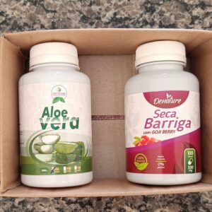 Kit Aloe Vera+Seca Barriga com Gojiberry 60+100 caps