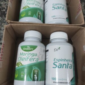 Kit Moringa Oleífera + Espinheira Santa 100+100 caps