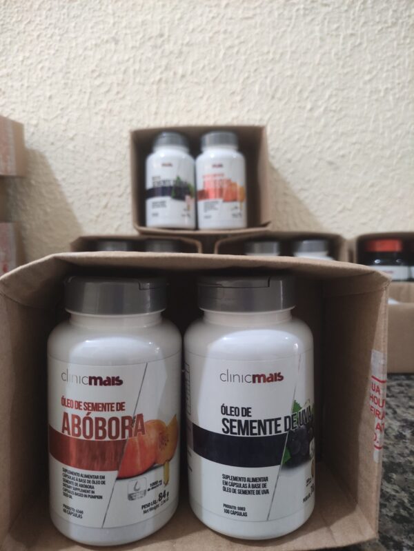 Kit Óleo semente de Uva + Óleo semente de Abóbora 100+60 caps - Image 2