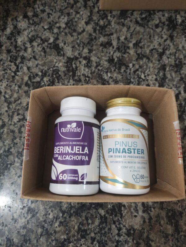 Kit Berinjela com Alcachofra + Pinnus Pinaster 60+60 caps