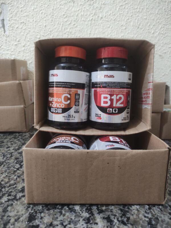 Kit Vit C com Zinco + Vit B12 30+30 caps