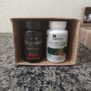 Kit Cramberry + Ora-pro-nóbis com cúrcuma e gengibre 60+60 caps