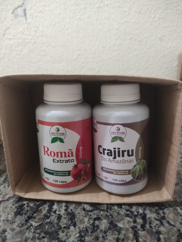Kit Romã + Crajirú 60+60 caps