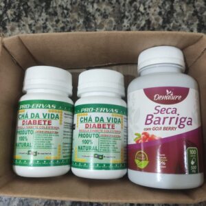 Kit Chá da vida + Seca barriga com Gojiberry 120+100 caps